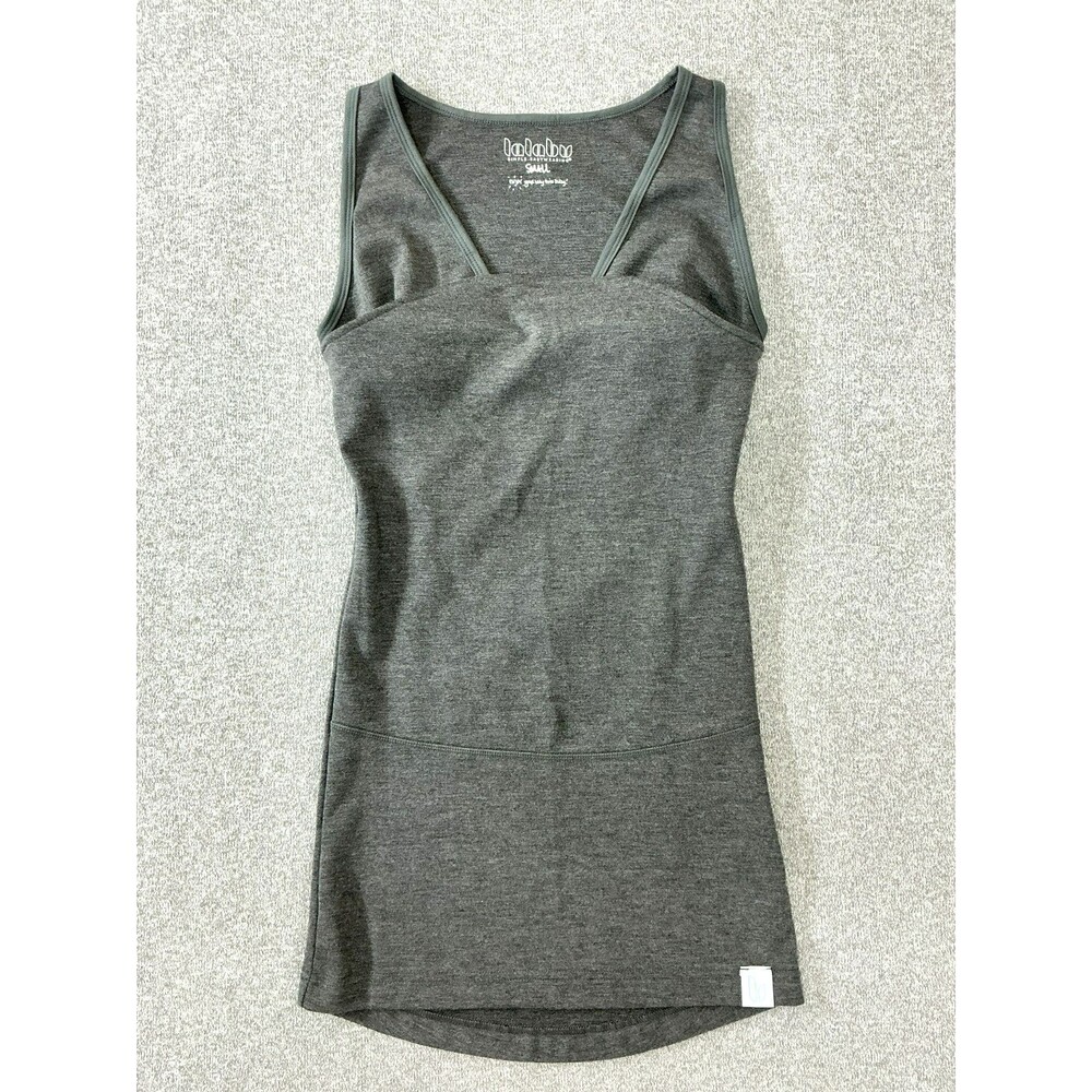 Lalabu Soothe Shirt Tank Top Charcoal Gray Heather Women's Size S